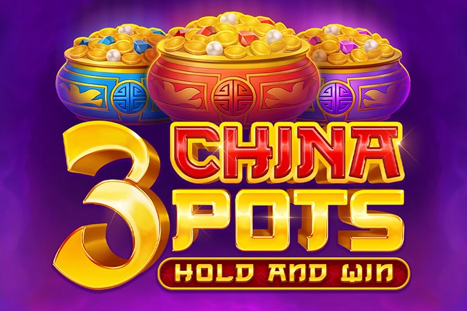 3 china pots