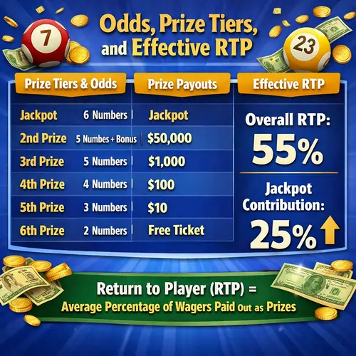 Odds, Prize Tiers, and Effective RTP