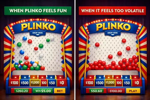When Plinko Feels Fun vs When It Feels Too Volatile