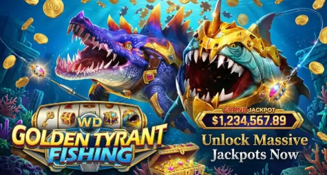 Wd Golden Tyrant Fishing Banner
