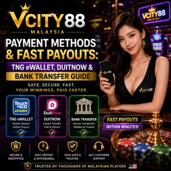 VCITY88 Payment Methods